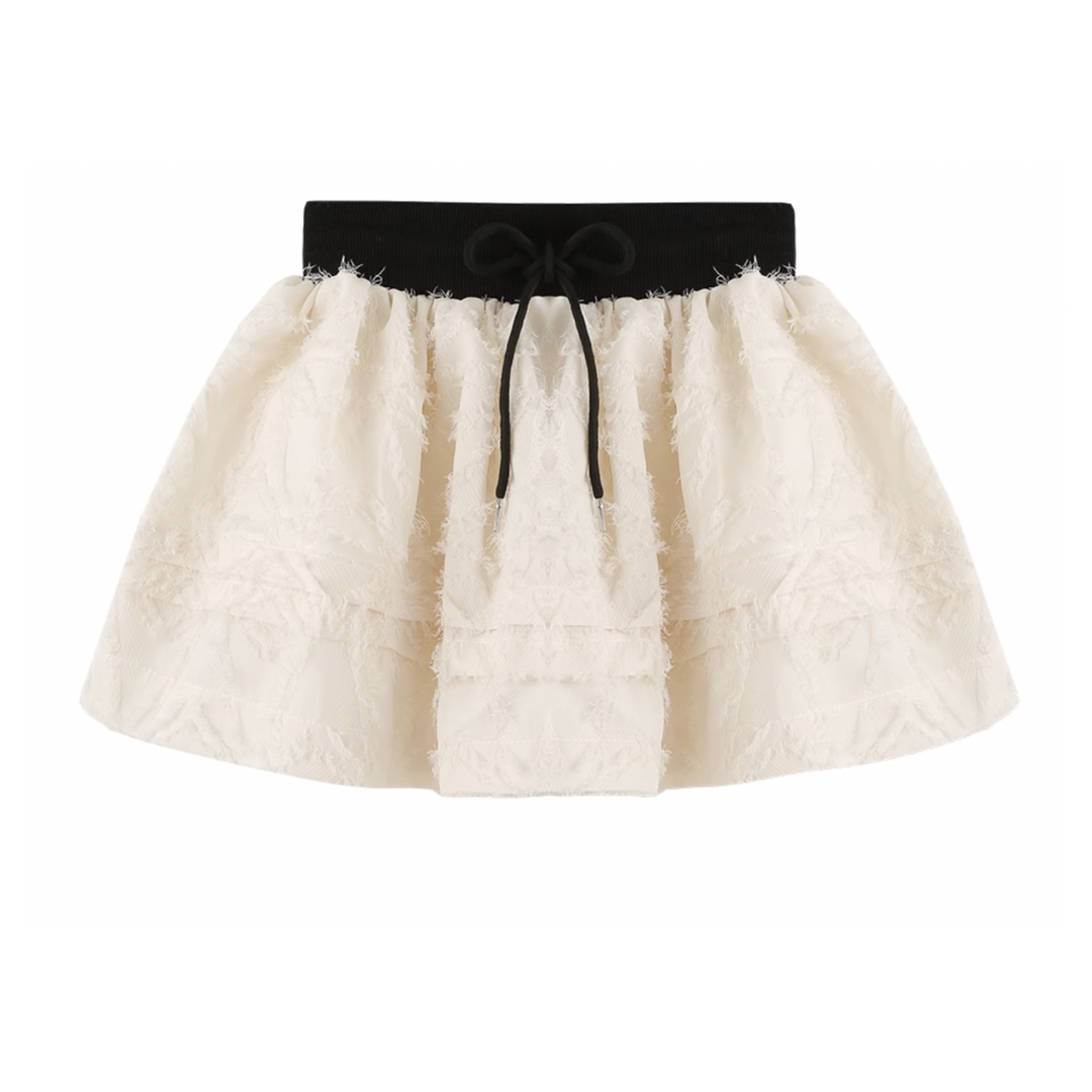 volume white skirt KS1096