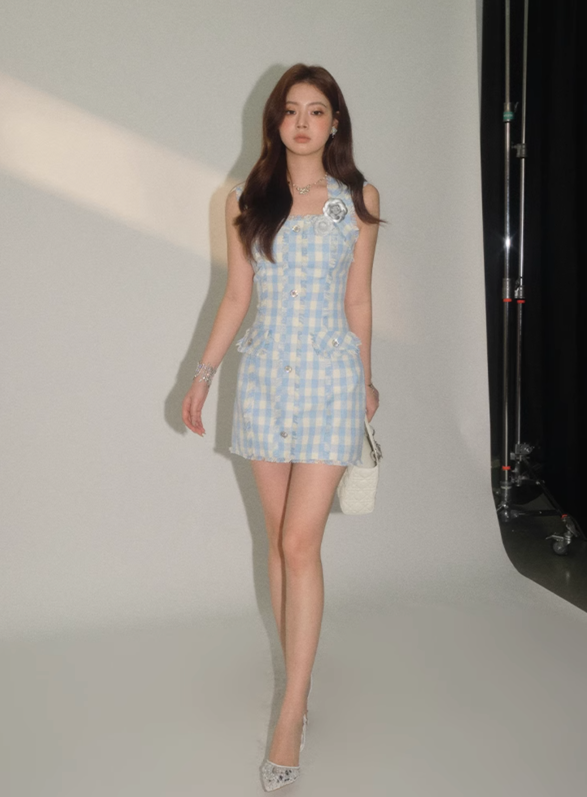 luxury blue one-piece KS1108