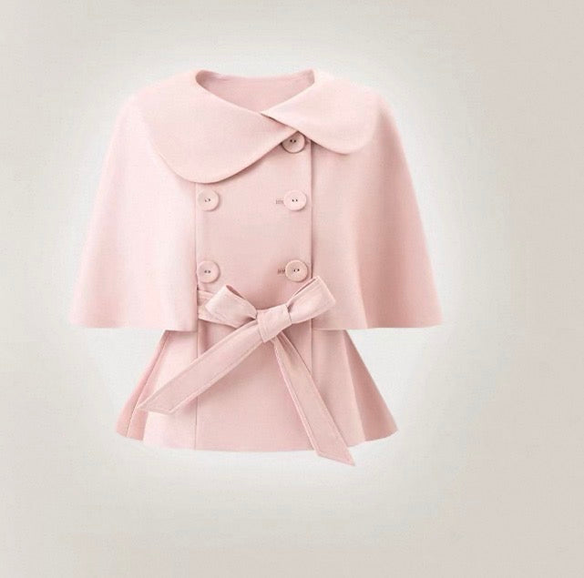 girly line pink coat KS1331