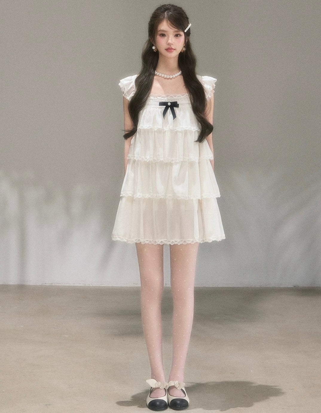 frill volume one-piece KS1293