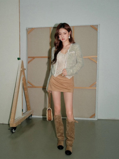 line bijou cardigan jacket KS1207