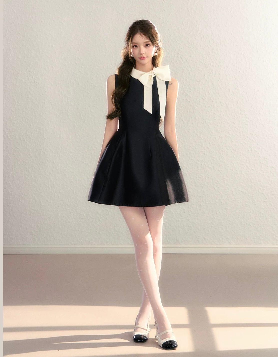 ribbon point bijou one-piece KS1284