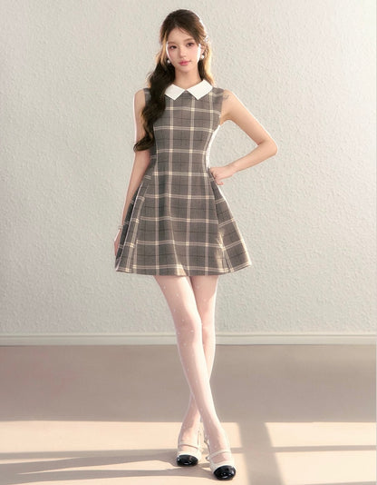 check girly one-piece KS1286
