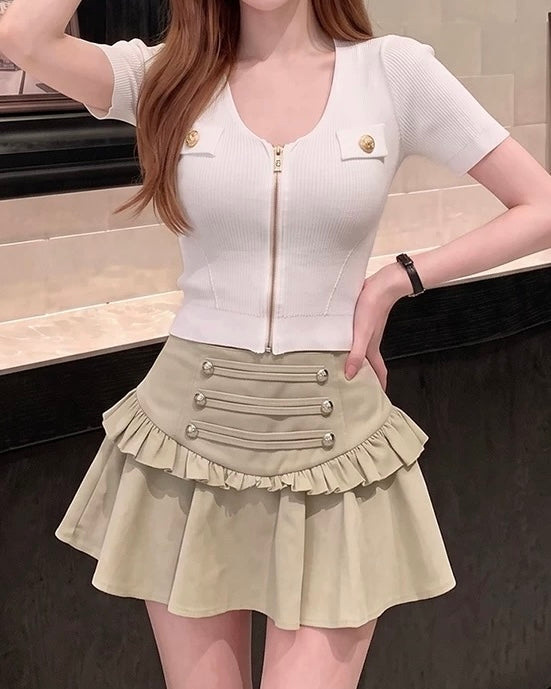 botann point white tops KS1317