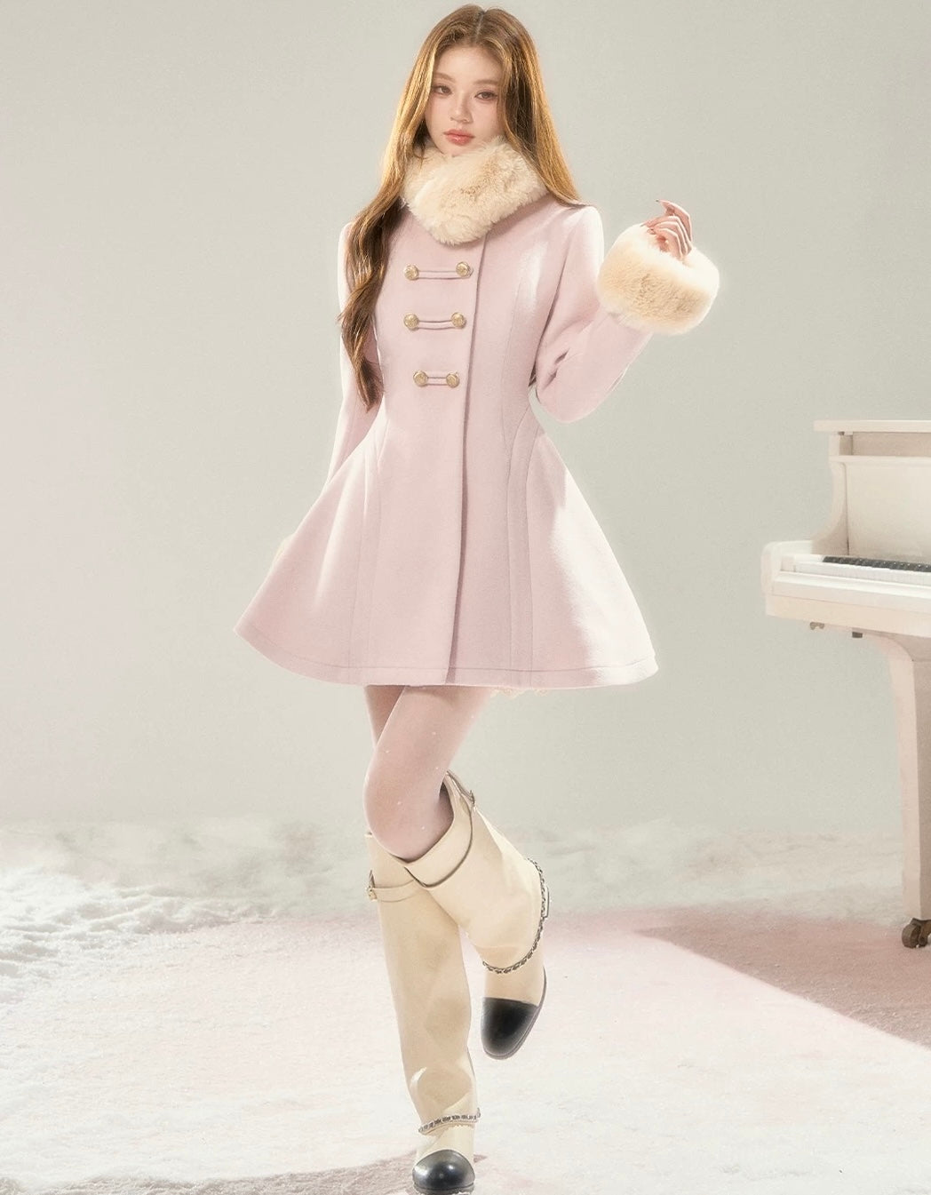 classic flar coat KS1231