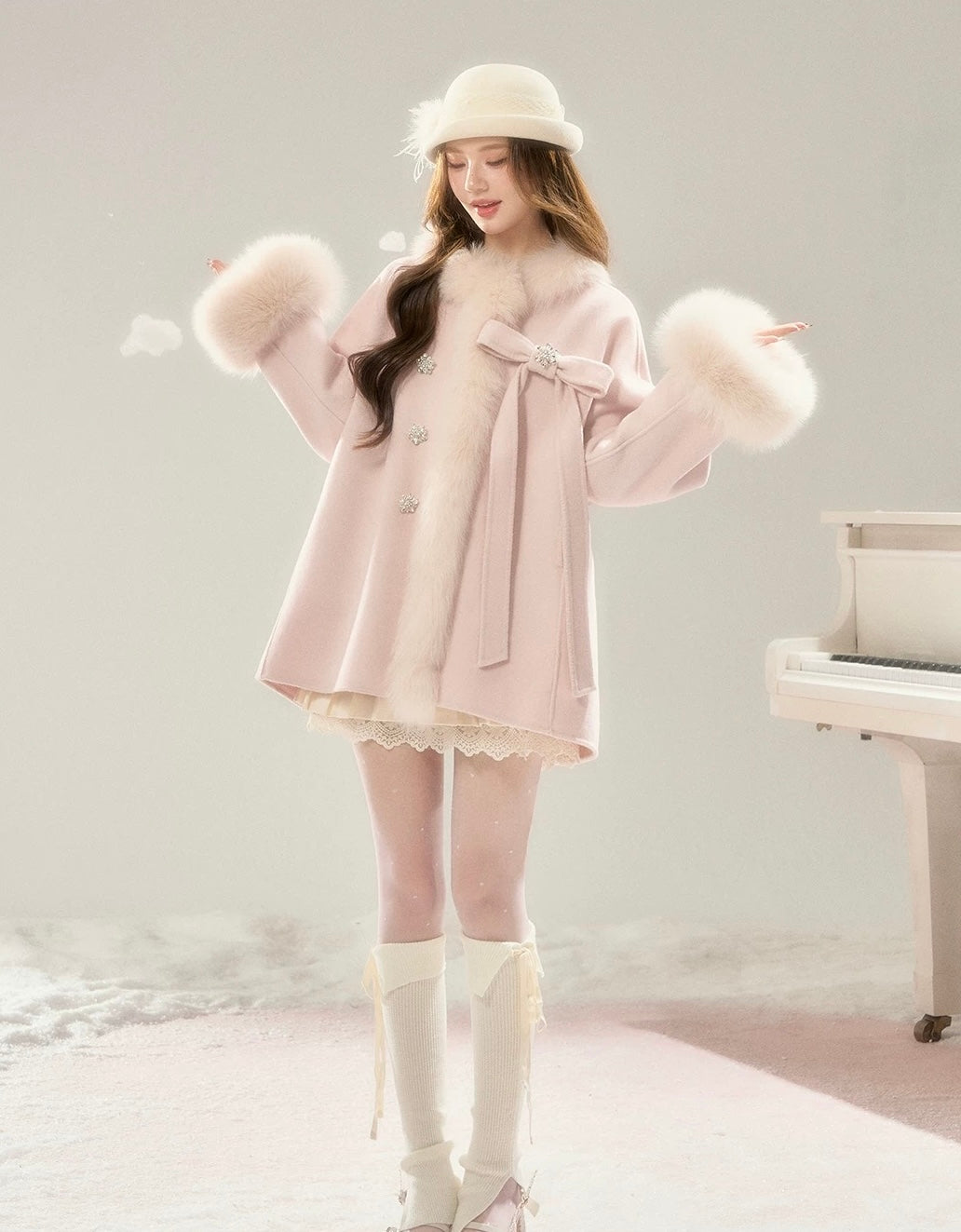 high-end far point bell coat KS1232