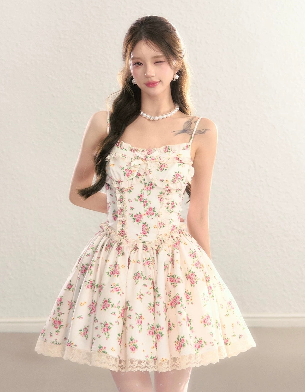 flower pattern one-piecej KS1277