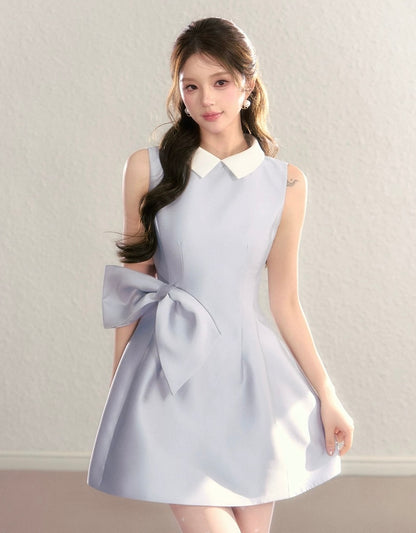 light blue ribbon one-piece KS1303
