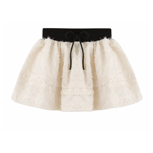 volume white skirt KS1096