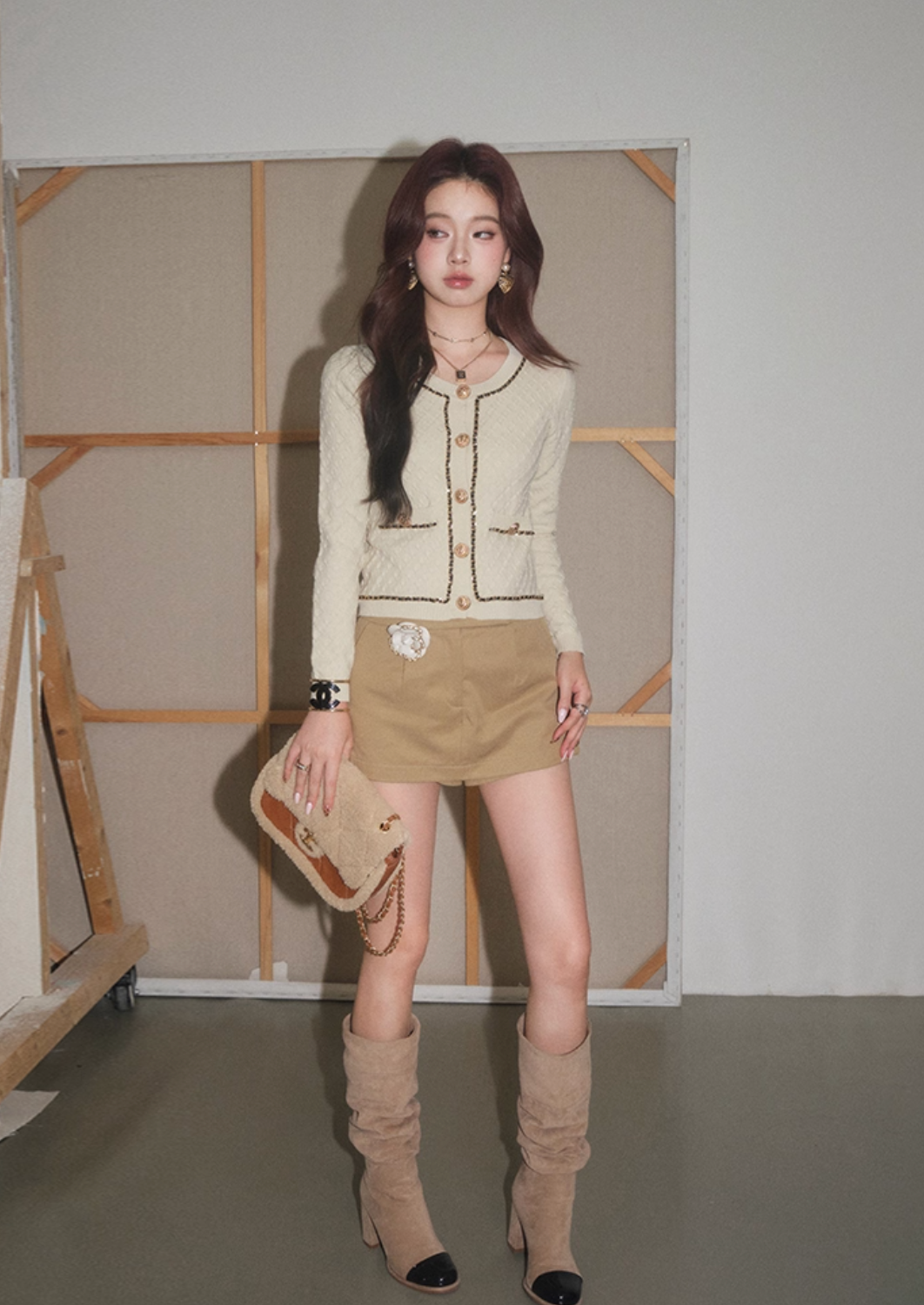 luxury fit cardigan KS1191