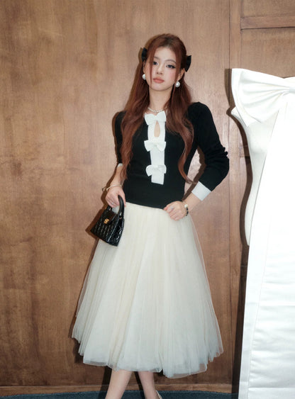 high-end ribbon tops KS1216