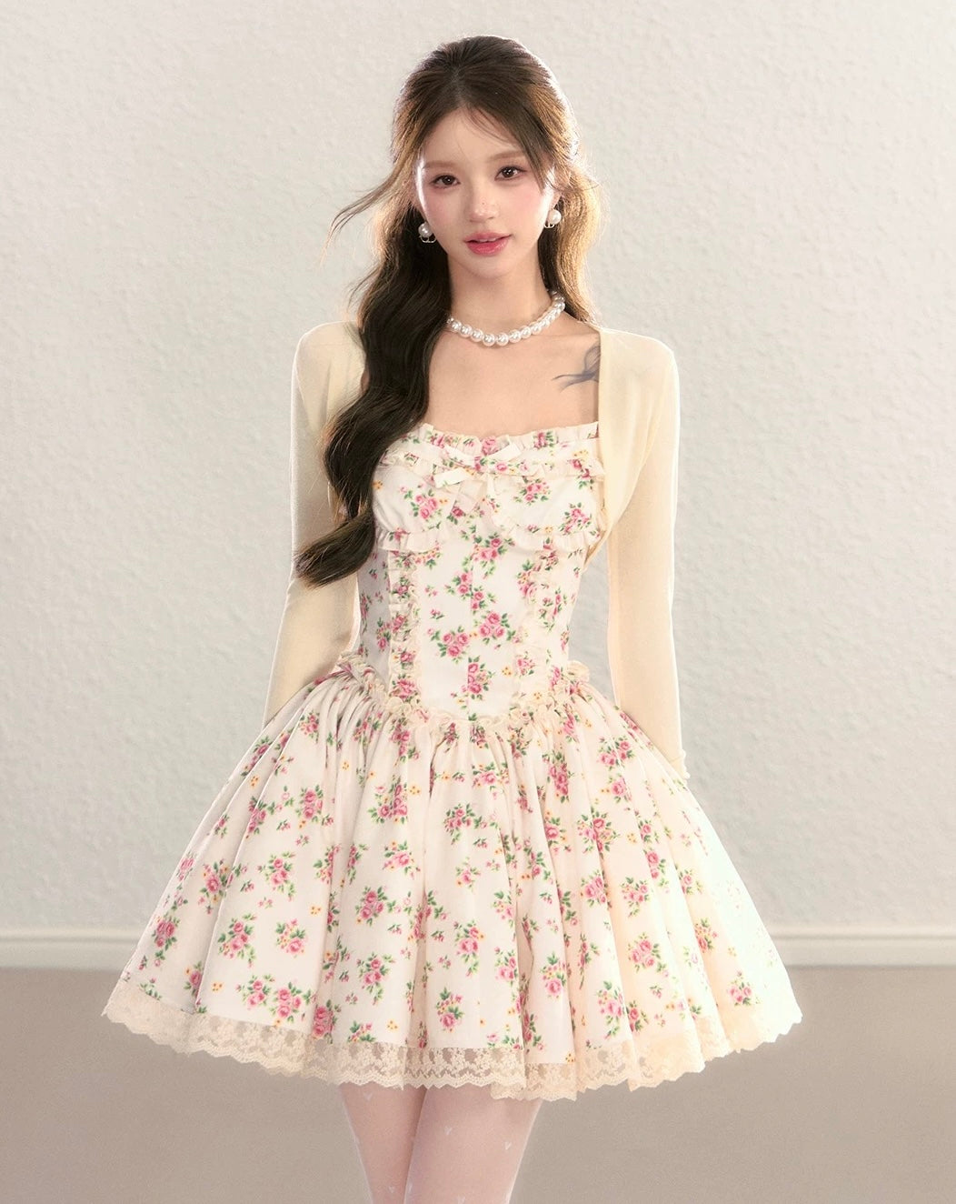 flower pattern one-piecej KS1277