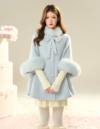 milky bell coat KS1230