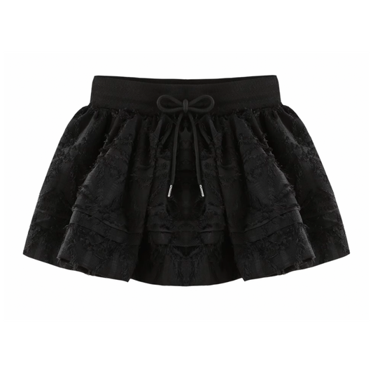 volume black skirt KS1097