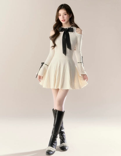 ribbon point one-piece KS1219