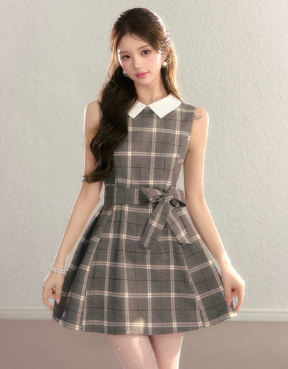 check girly one-piece KS1286