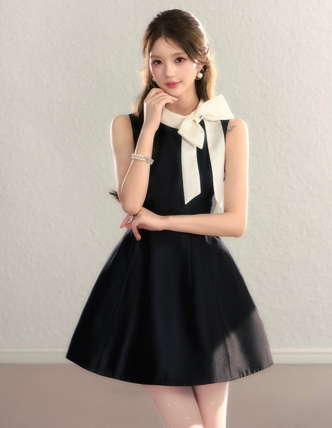 ribbon point bijou one-piece KS1284
