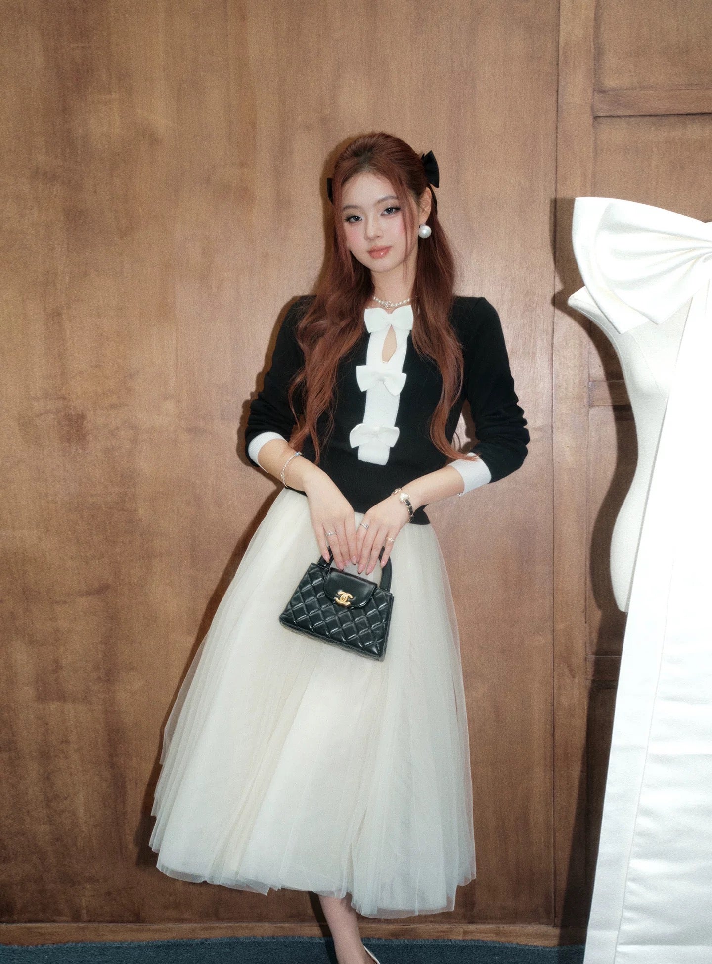 high-end ribbon tops KS1216