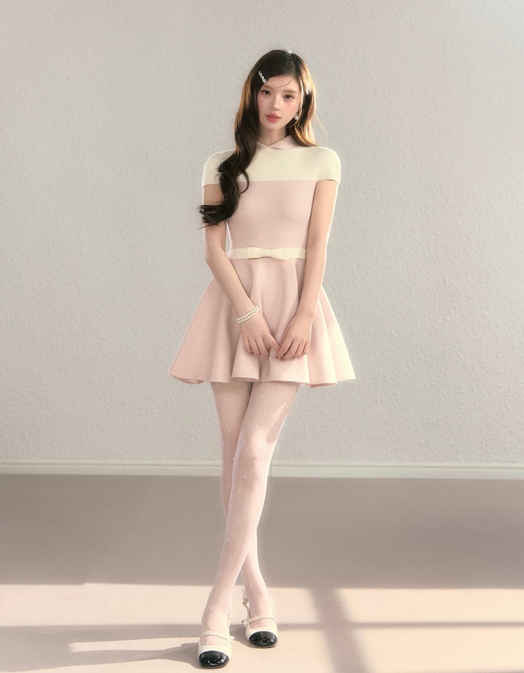 line cut luxury one-piece KS1280
