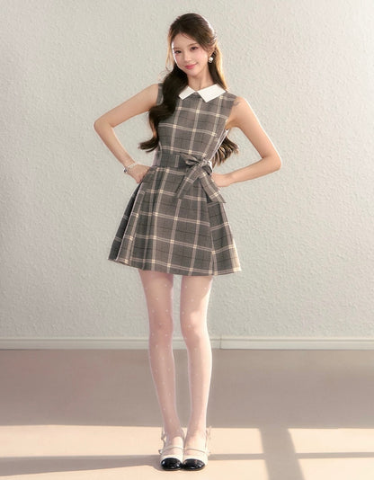 check girly one-piece KS1286