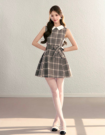 check girly one-piece KS1286