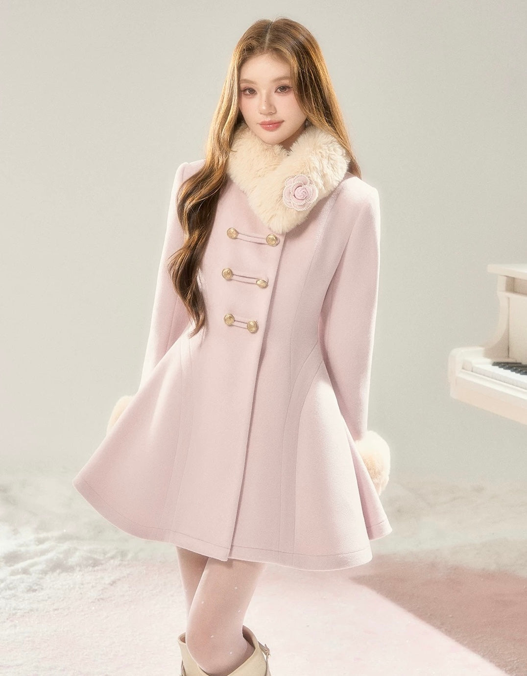 classic flar coat KS1231