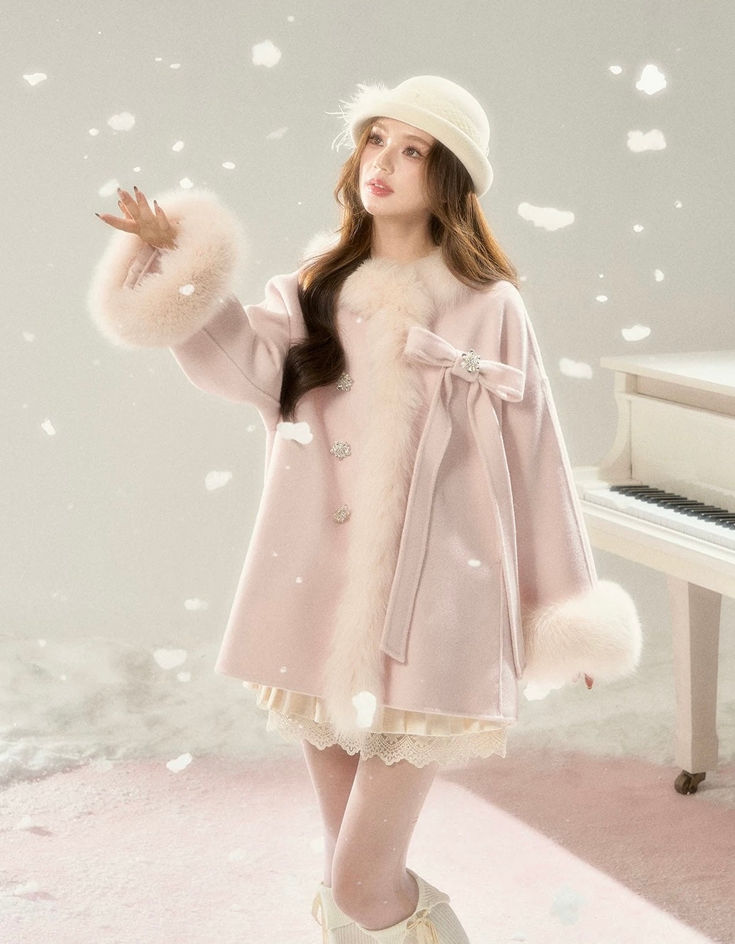 high-end far point bell coat KS1232