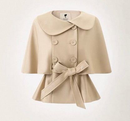 girly line beige coat KS1330