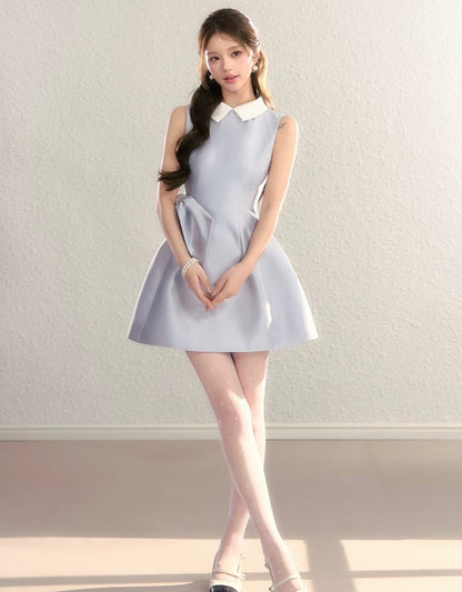 light blue ribbon one-piece KS1303