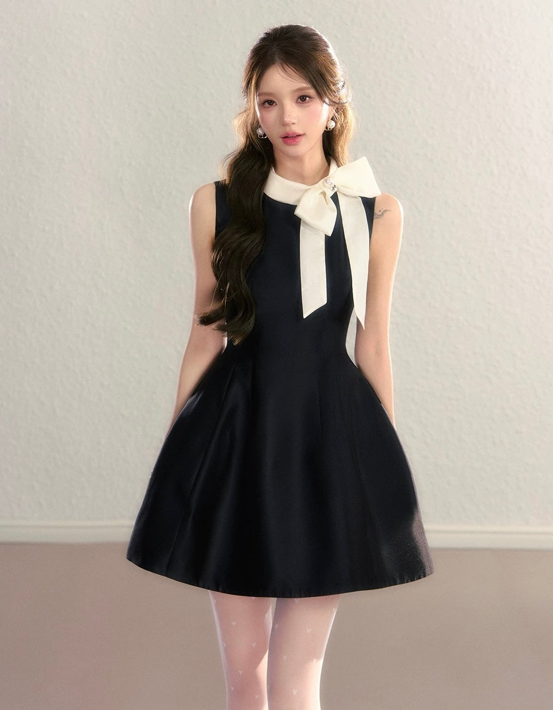 ribbon point bijou one-piece KS1284 – kim sua.