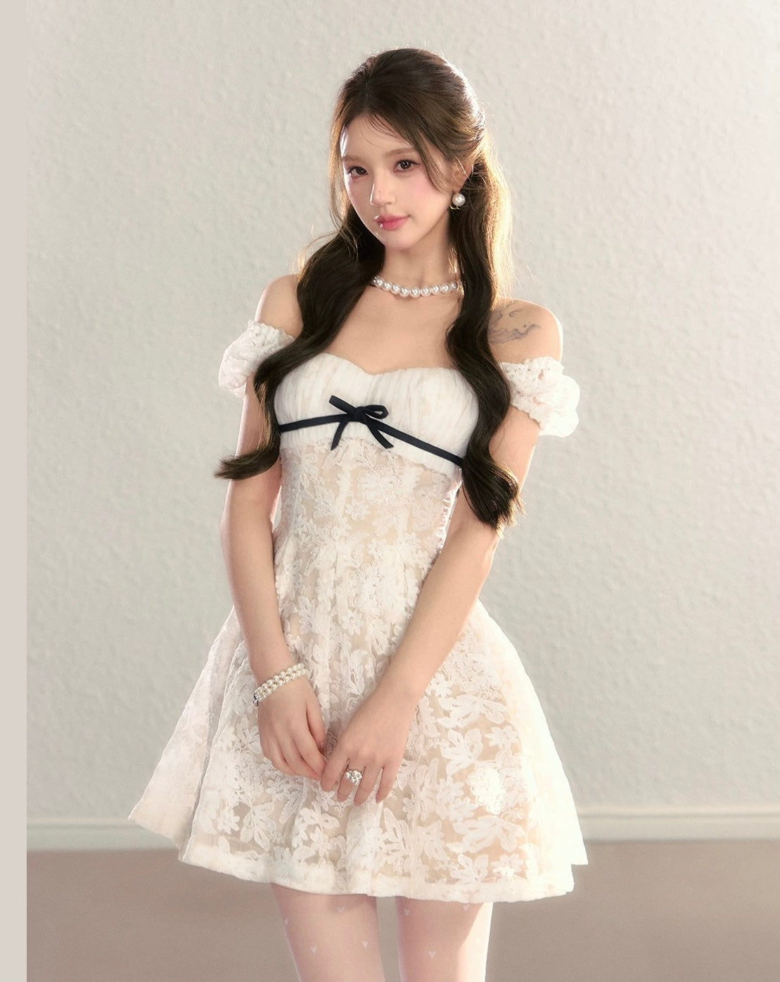 flower mood luxury one-piece KS1275