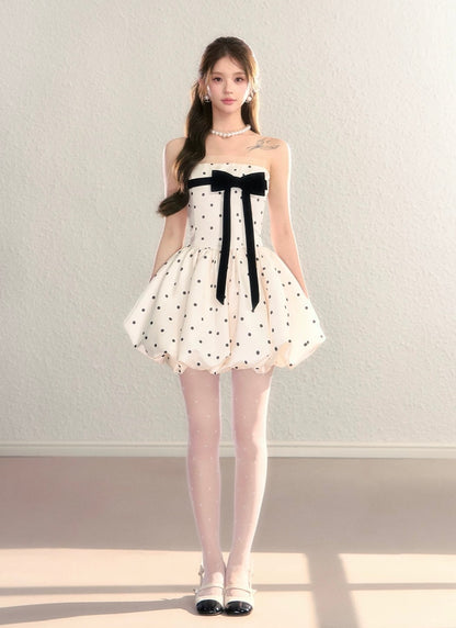 dot balloon one-piece KS1281