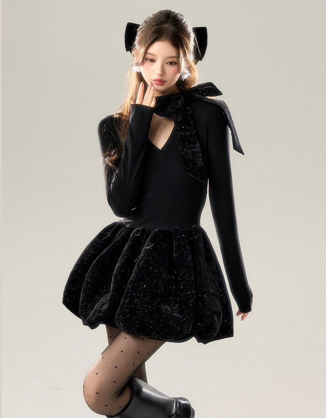 balloon luxury one-piece KS1225