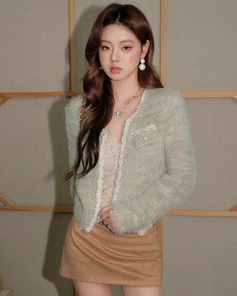 line bijou cardigan jacket KS1207