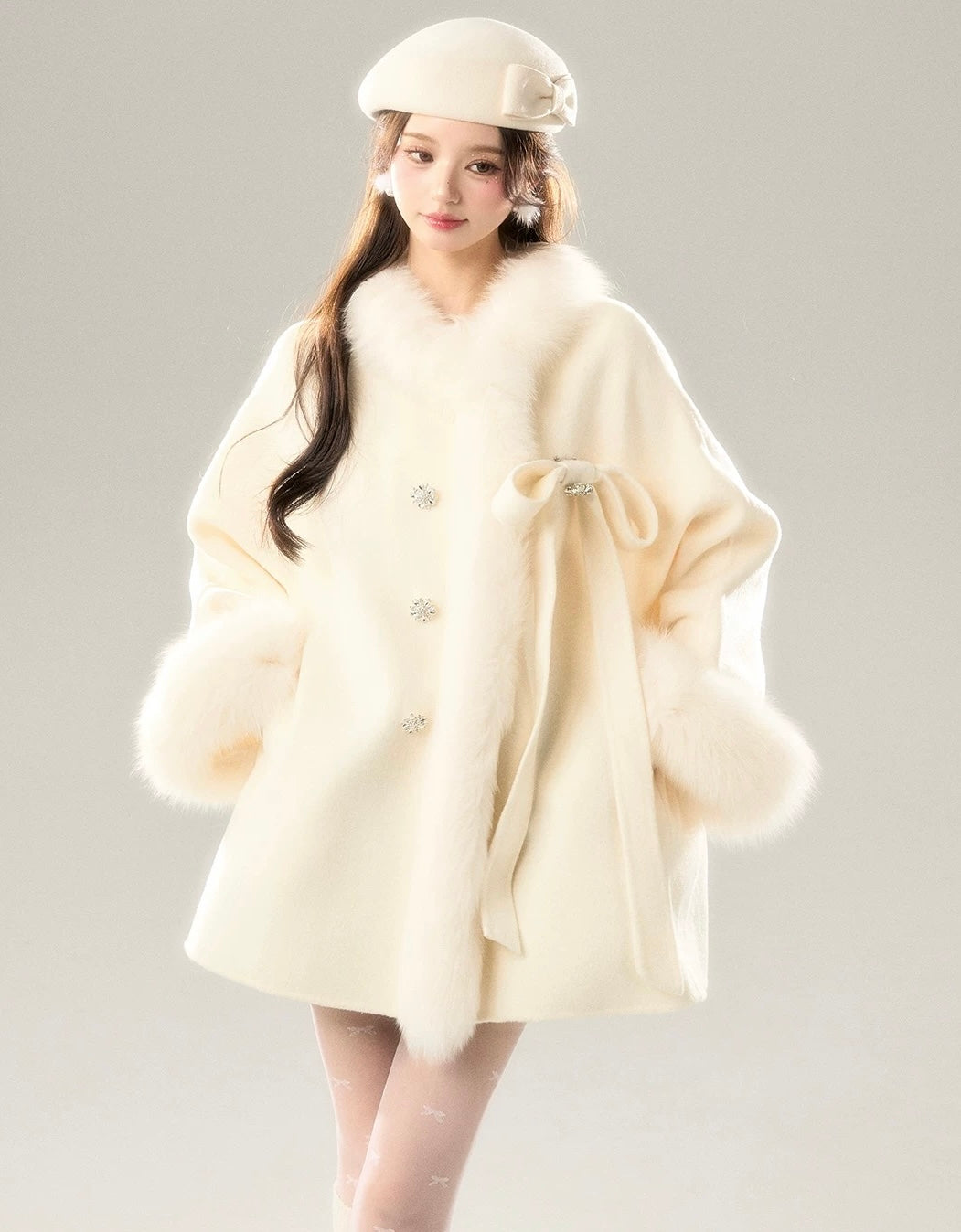 high-end far point bell coat KS1232