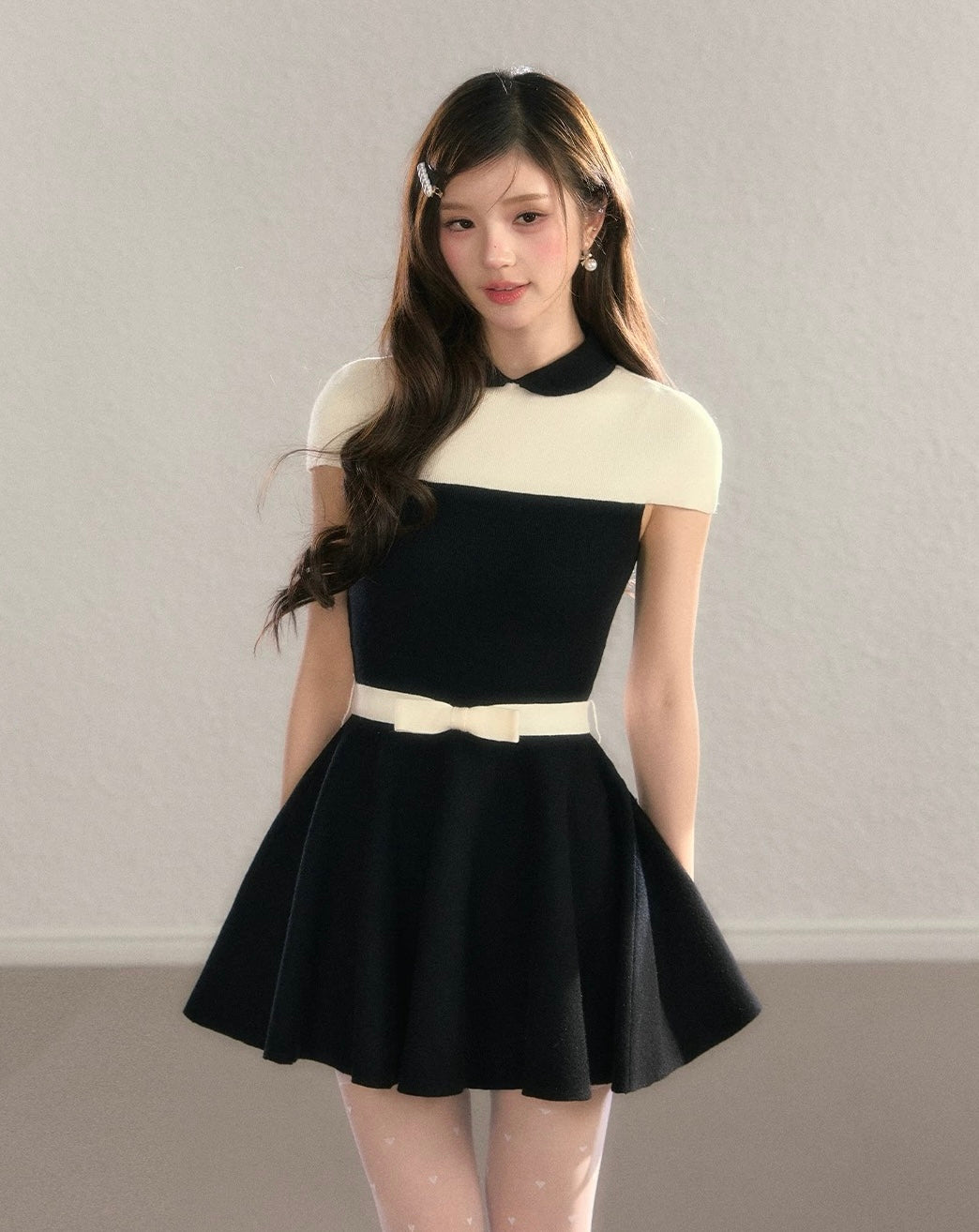 line cut luxury one-piece KS1280