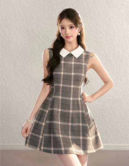check girly one-piece KS1286