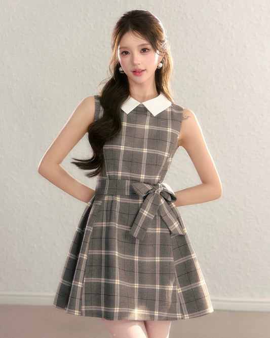 check girly one-piece KS1286