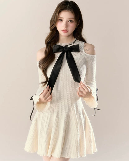 ribbon point one-piece KS1219