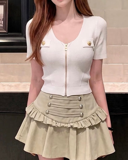 botann point white tops KS1317