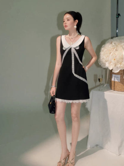 ribbon mood point one-piece KS1304