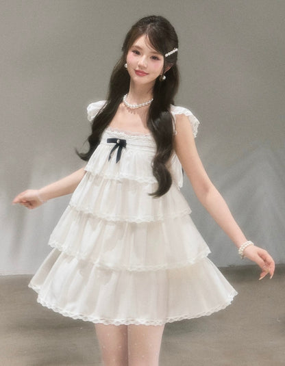 frill volume one-piece KS1293
