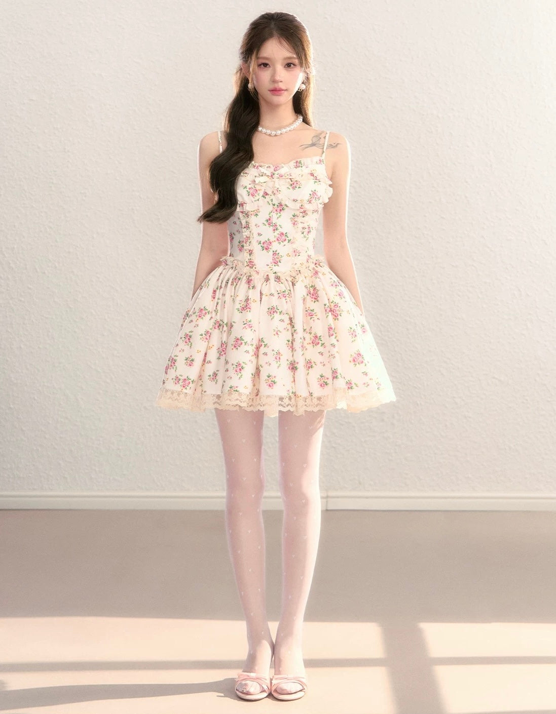 flower pattern one-piecej KS1277