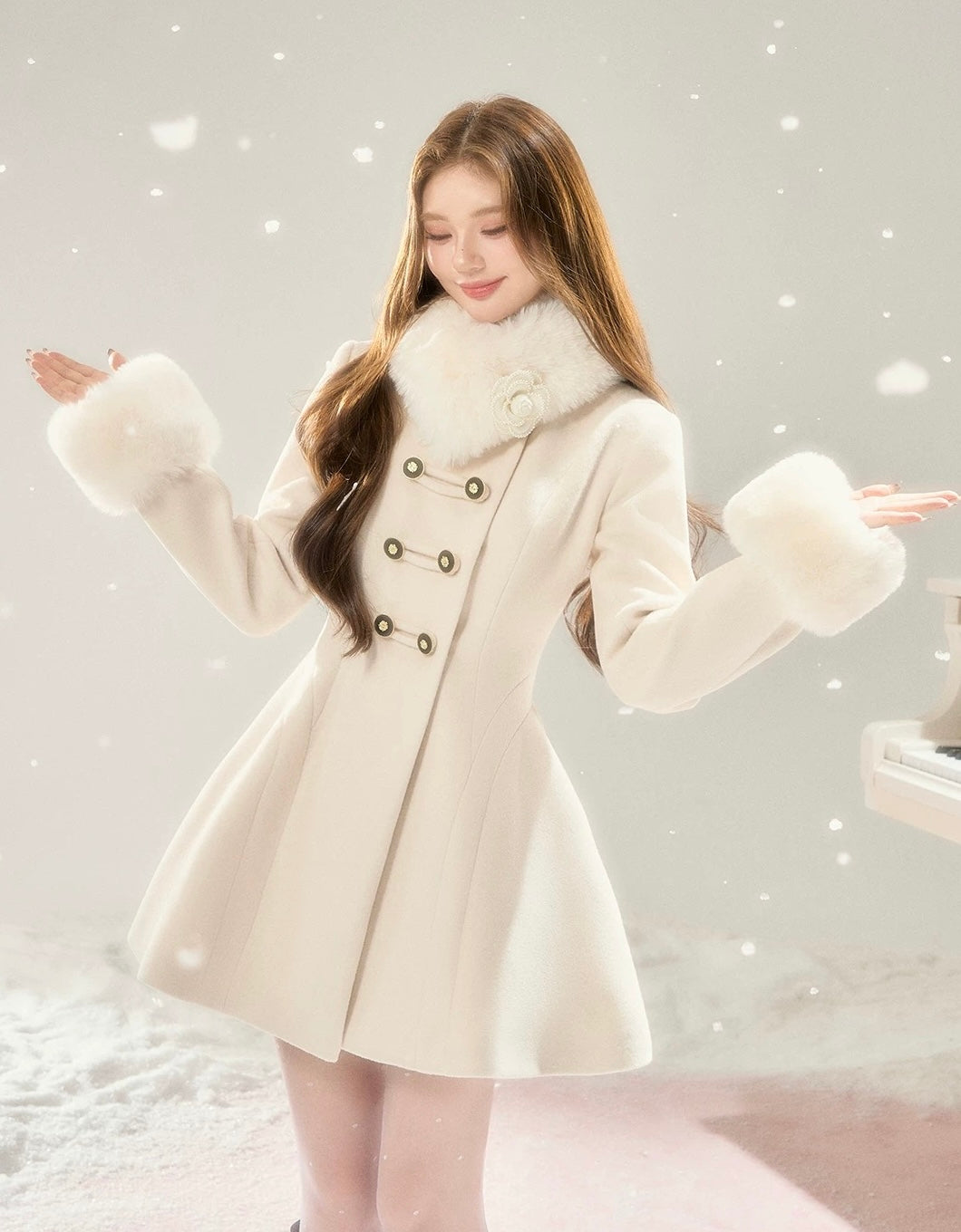 classic flar coat KS1231