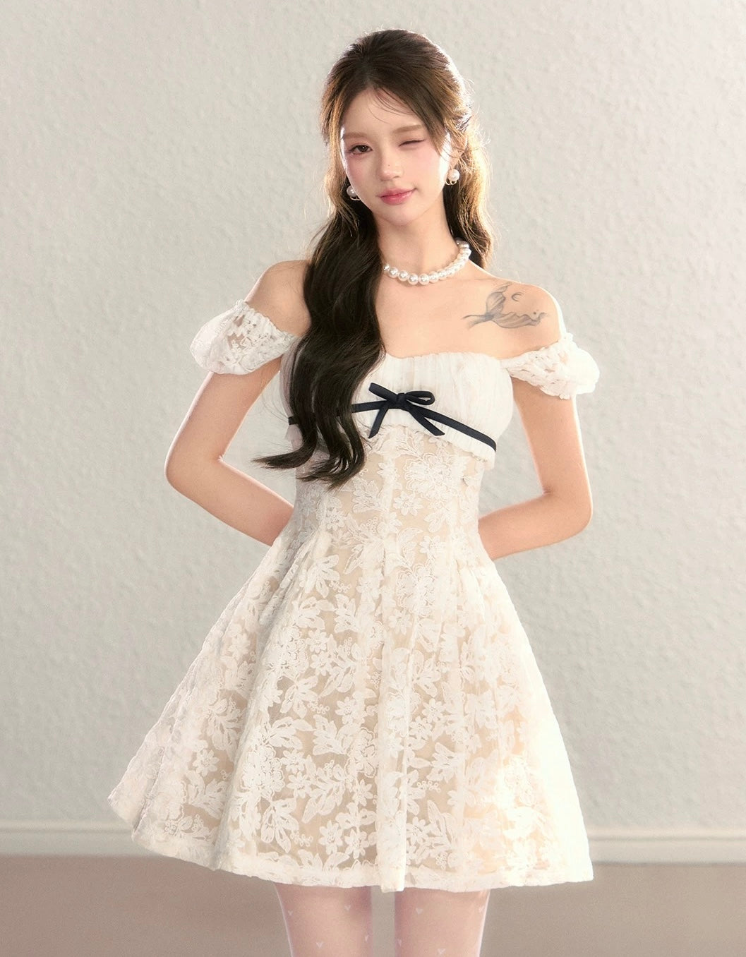 flower mood luxury one-piece KS1275