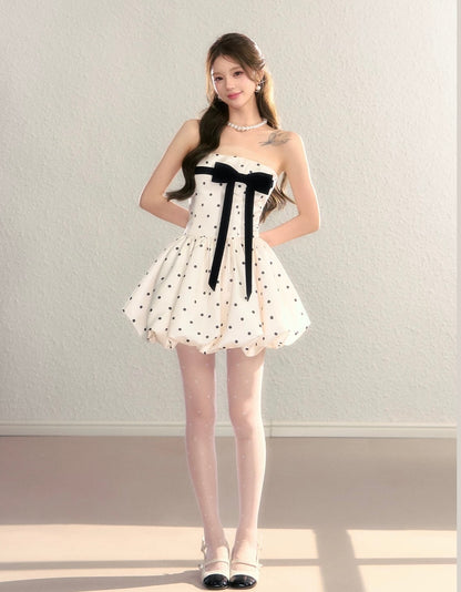 dot balloon one-piece KS1281