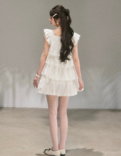 frill volume one-piece KS1293