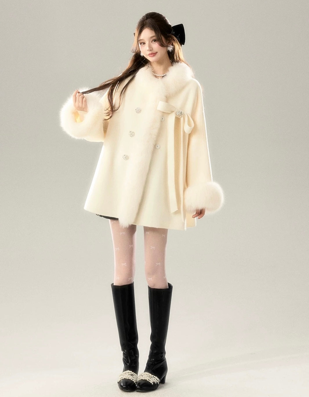 high-end far point bell coat KS1232