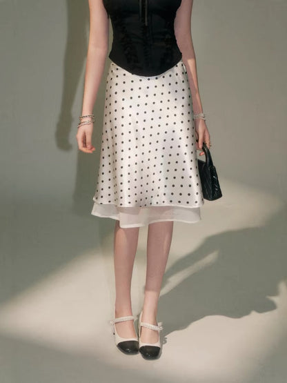 lace mood high-end tops & skirt KS1305