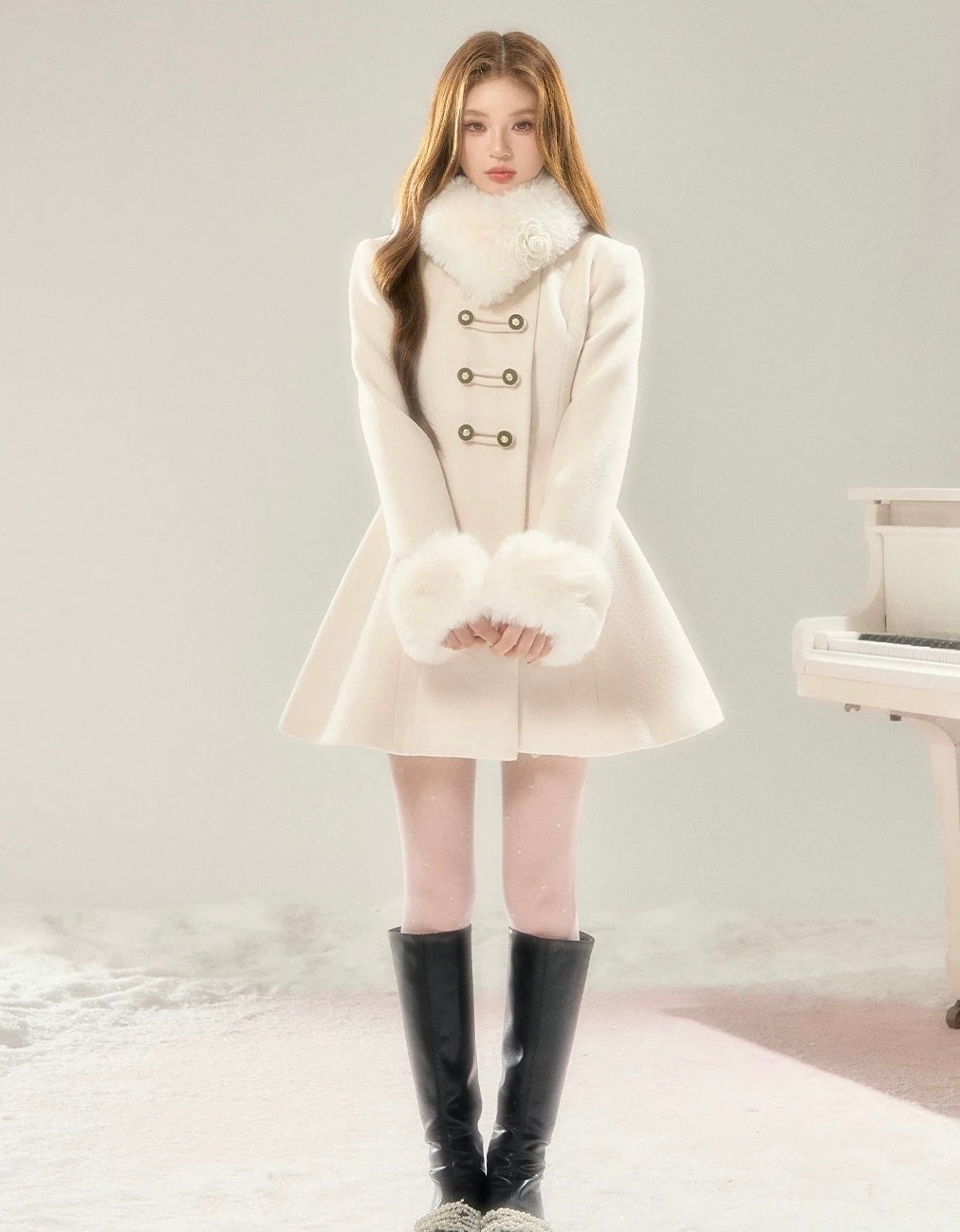 classic flar coat KS1231